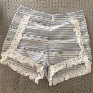 Lulus striped shorts